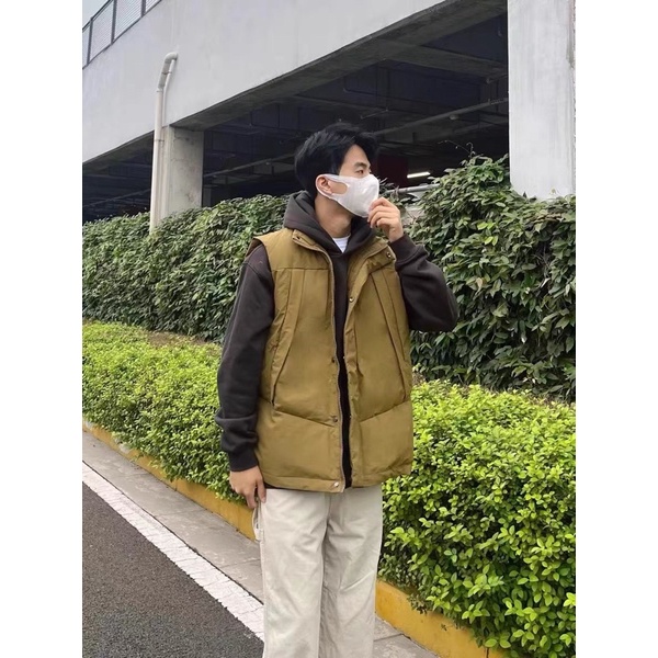 Áo Gile Phao Nam Nữ Phong Cách Vintage