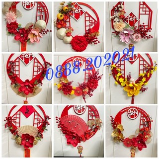Set nguyên liệu làm khung treo tết decor tết