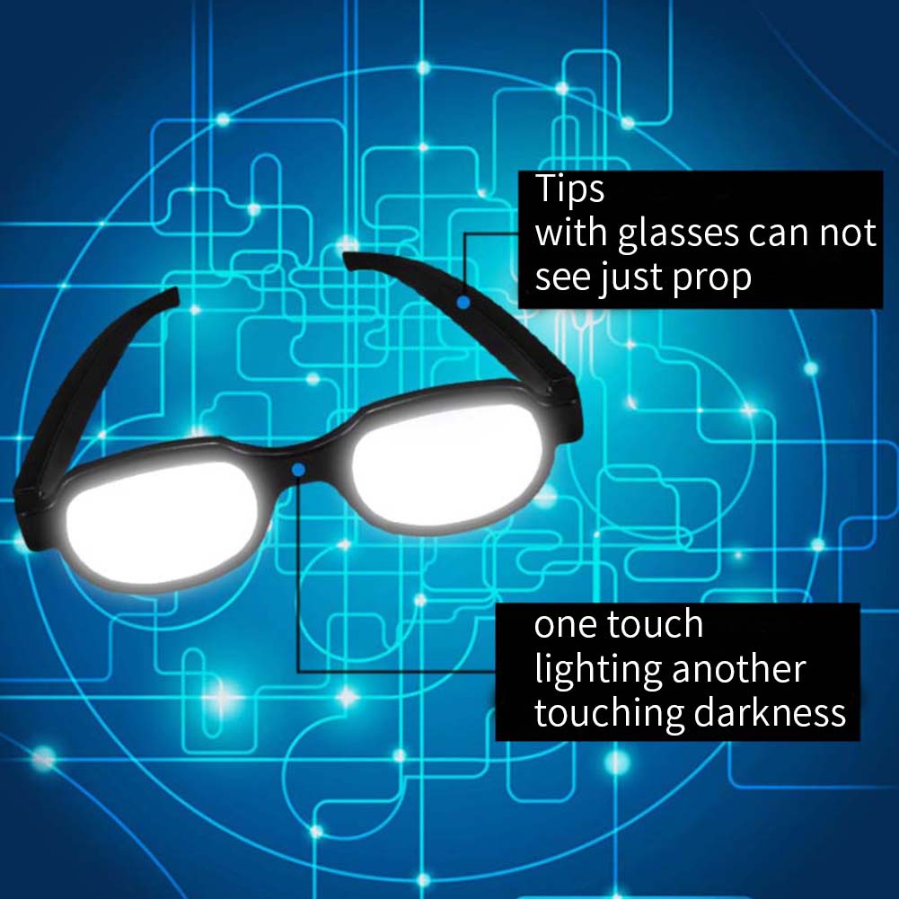 Kính phát sáng gắn đèn LED vui nhộn