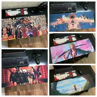 Mousepad, lót chuột bàn phím Anime One Piece cỡ lớn
