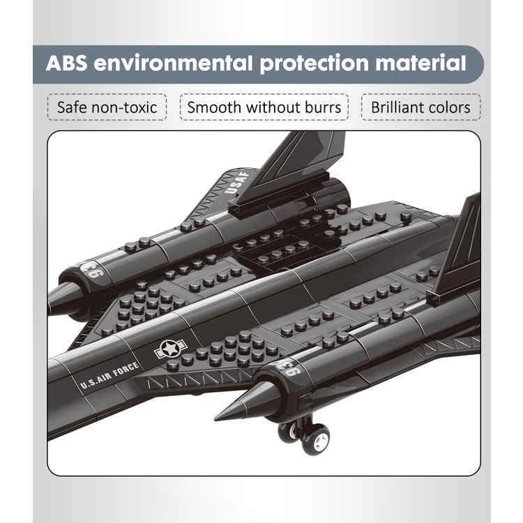 Đồ Chơi Tàu Chiến Quân Đội wz10 f15 j20 sr-71 Reconna Nissance Aircraftcraft j15