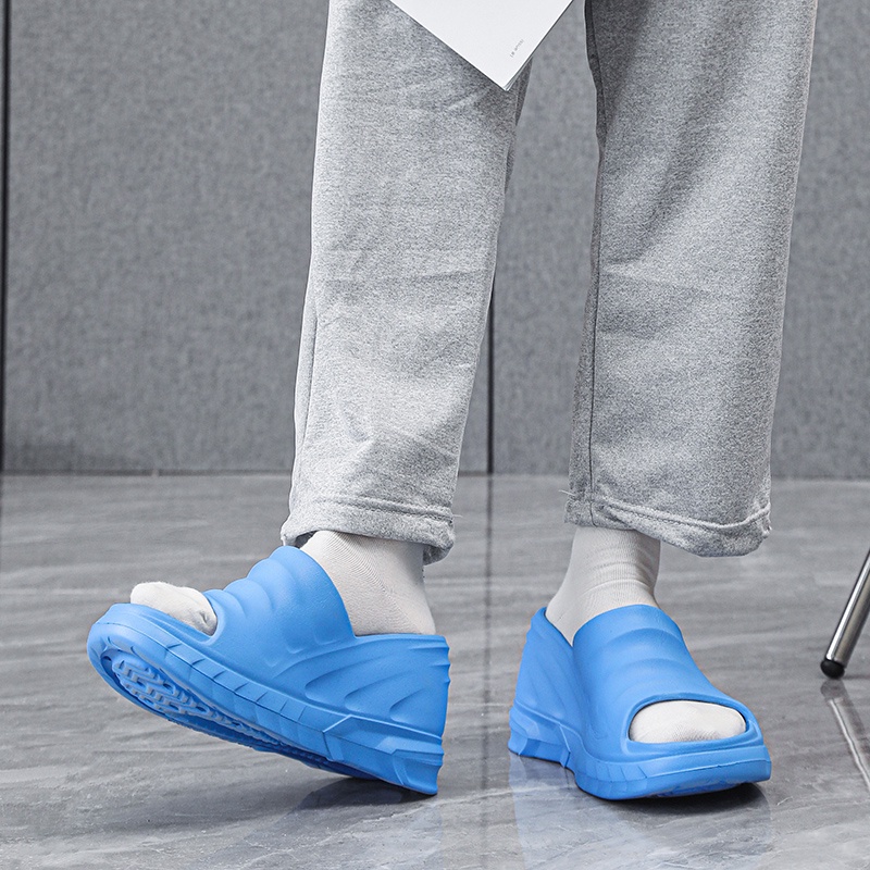 Mới Giày Cao Su 8cm Hở Ngón Size 34-41
