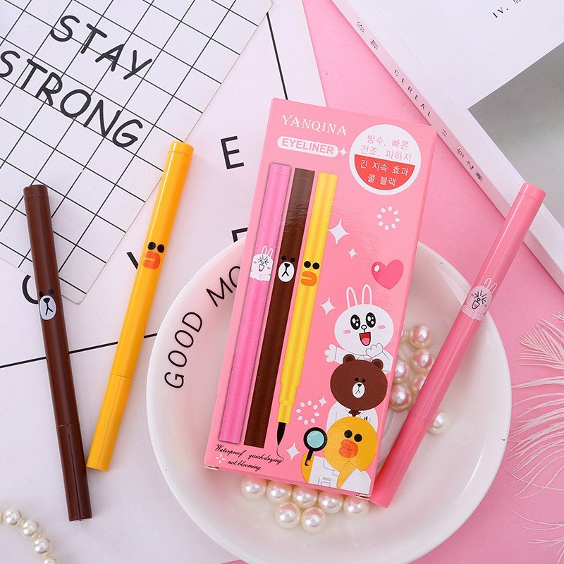 Bút kẻ mắt gấu thỏ vịt hà mai