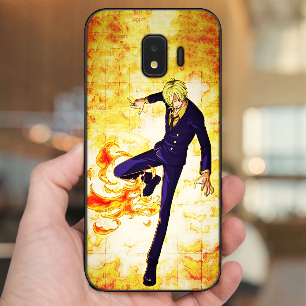 Ốp lưng Samsung J2 Core, J2 Pro 2018 viền đen in hình Sanji One Piece Đảo Hải Tặc