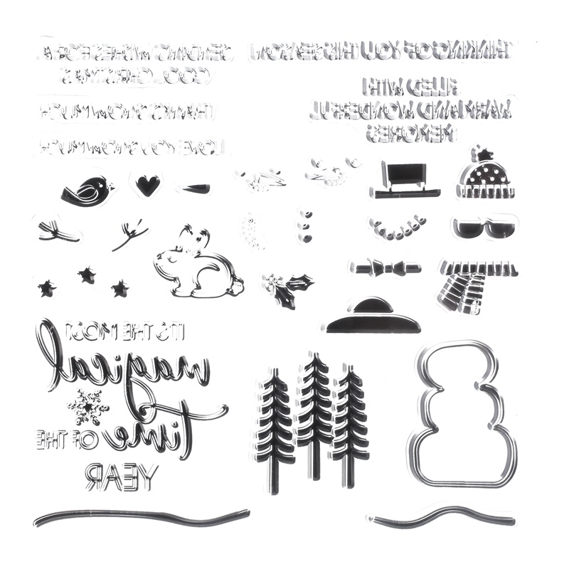 Khuôn Cắt Giấy Kim Loại DIY 5525 Họa Tiết Xinh Xắn