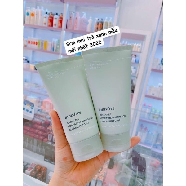 sữa rửa mặt innisfree trà xanh