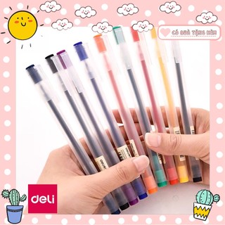 Bút gel deli a119 nhiều màu ngòi 0.5mm deli a119