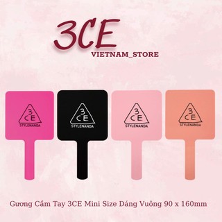 Gương 3ce Pink rumour mini hand mirror nhỏ - hồng