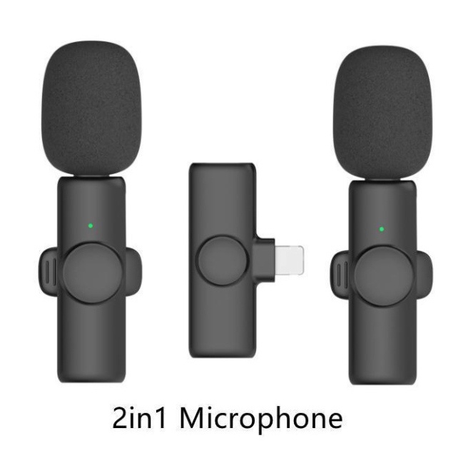 Mic Không Dây K9 Cao Cấp Hỗ Trợ Ghi Âm Cho Điện Thoai CHUÔI TYPE C Livestream , Phát Sóng Trực Tiếp