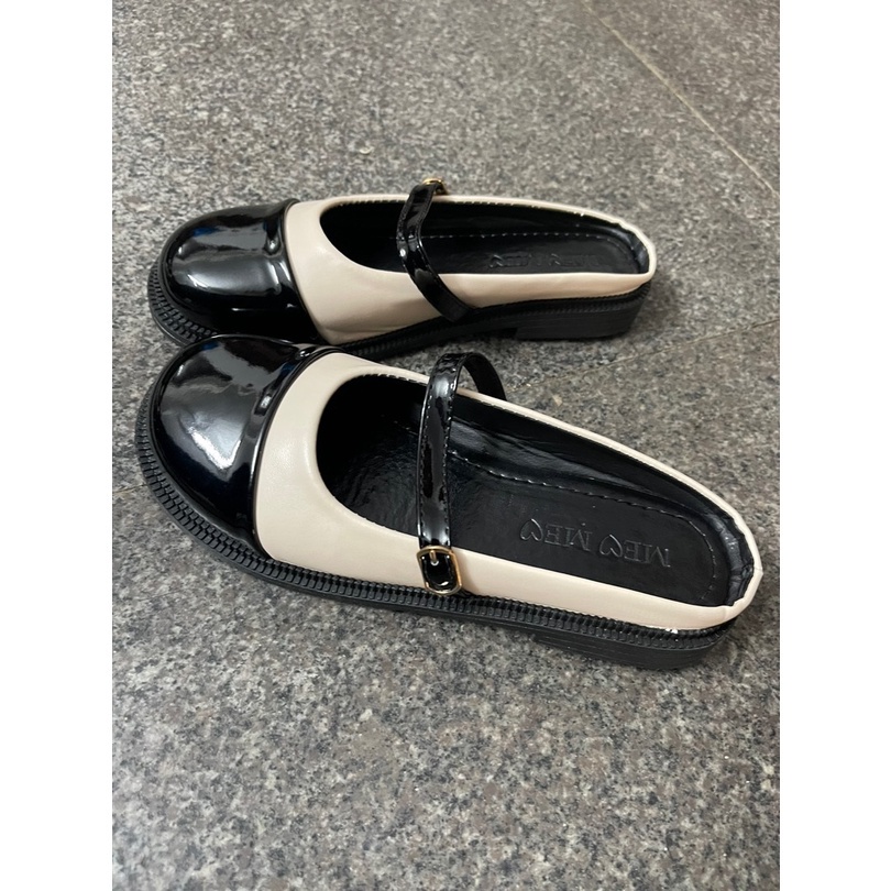 Giày Sục Đốc Vá Mũi Da Bóng BB-0203