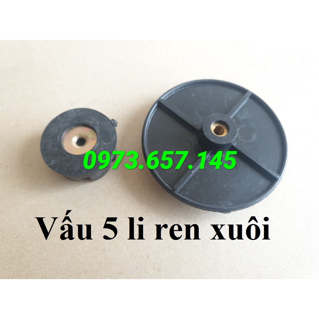 PHỤ KIỆN MÁY XAY SINH TỐ - NHÔNG VÀ VẤU CAO SU REN 5MM, 6MM