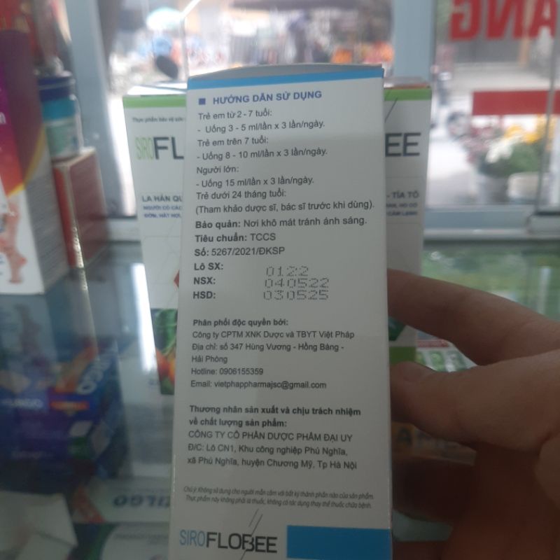 siro ho cảm FLOBEE dùng cho cả gia đình