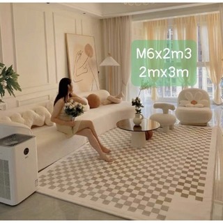 Thảm dệt lông cừu Sheep cao cấp,hoạ tiết phong các Bắc Âu sang trọng