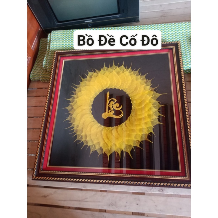 Tranh xếp là bồ đề lá vàng kt 70x70cm
