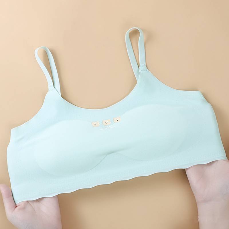 Áo Lót Hai Dây Bằng Lụa Mát Thời Trang Cho Bé Gái 12-16 Tuổi