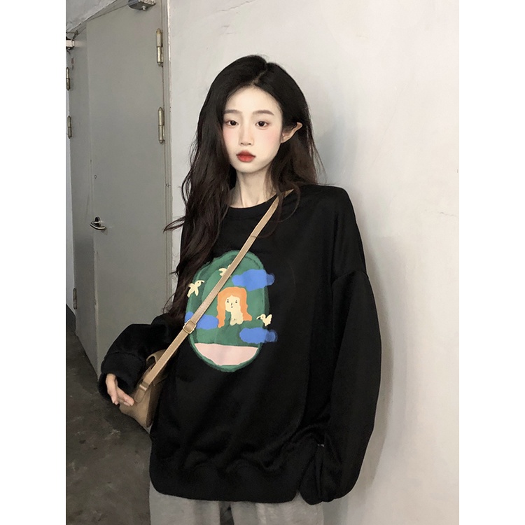 NRVP Áo Thun Nữ Dài Tay 100% Cotton Phong Cách Hàn Quốc Thời Trang Mới 2023