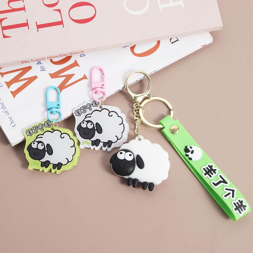 Móc Chìa Khóa Bằng Acrylic In Họa Tiết Hoạt Hình Dễ Thương Cho Nữ