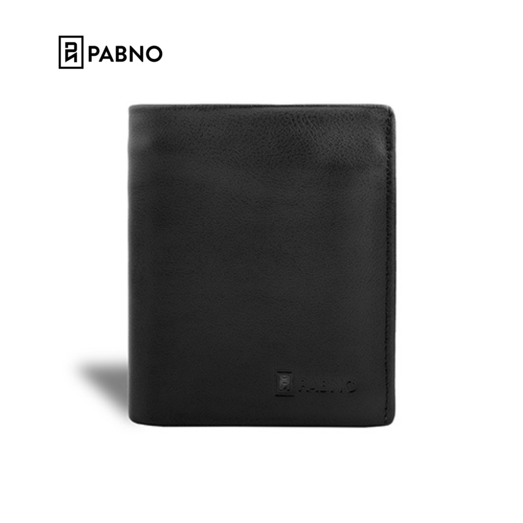 Ví Da Nam PABNO VF24 Mini Dáng Đứng In Logo Nổi Chính Hãng - BH 12 THÁNG
