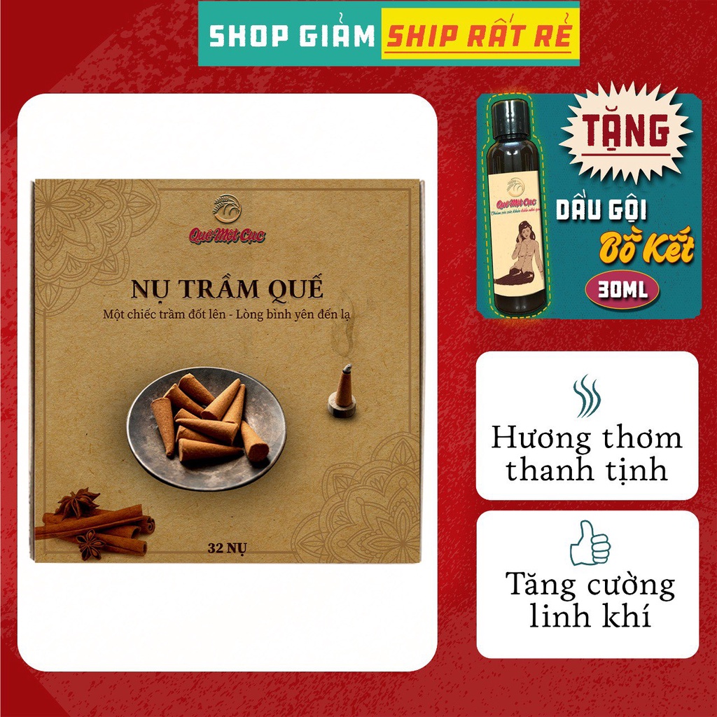 Nụ trầm hương quế, thiên nhiên, khử mùi, làm sạch không khí, thu hút vượn khí, thơm thư giãn Quê Một Cục (loại cao cấp)