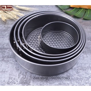 Khuôn Tròn đáy rời có khóa Springform 16cm, 18cm, 20cm