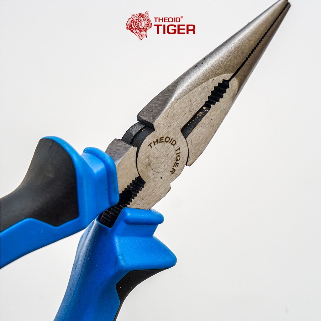 Kìm Điện - Kìm Cắt Dây Điện - Kìm Nhọn 6inch Theoid Tiger - Bảo hành 1 đổi 1