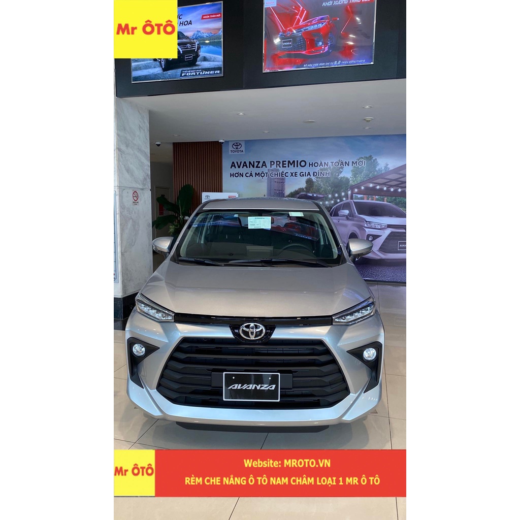 Rèm che nắng chống UV xe TOYOTA AVANZA 2022-2023 Loại 1 Mr.OTO - Bảo hành 2 năm.
