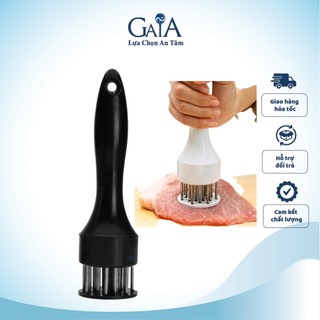 Dụng cụ dần thịt làm mềm thịt dùng cho nấu ăn có thanh chắn an toàn