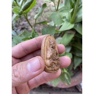 (Tuổi Tuất và Hợi) Đức Phật A Di Đà Trầm Hương Tốc Đeo Cổ