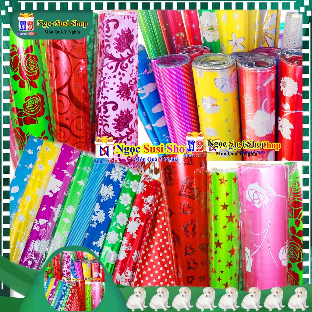 COMBO 10 GIẤY GÓI QUÀ KIẾNG SIZE 70x50cm LOẠI TỐT DÀY - GIẤY GÓI QUÀ