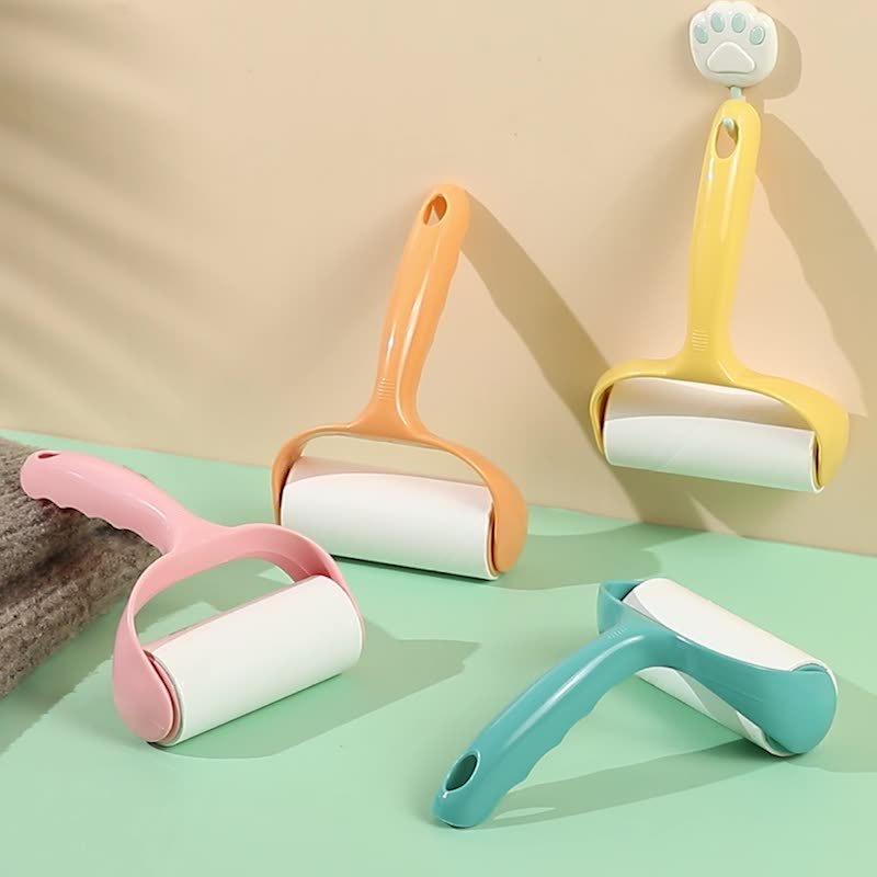 Cây Lăn Dính Bụi Bẩn K8 Kiểu Ngang - Con Lăn Làm Sạch Quần Áo, Sofa, Dính Lông Chó Mèo, Sợi Chỉ Vụn