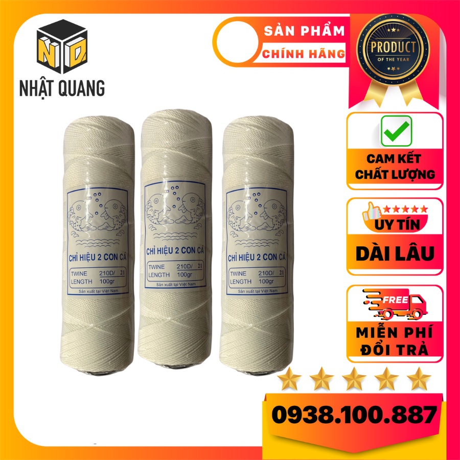 Dây Chỉ Nhợ Hiệu Con Cá Các Loại