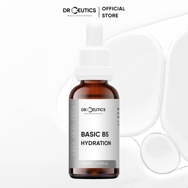 Serum B5 DrCeutics giúp cấp ẩm phục hồi và làm dịu da Dexpanthenol 10% + Rau má + HA