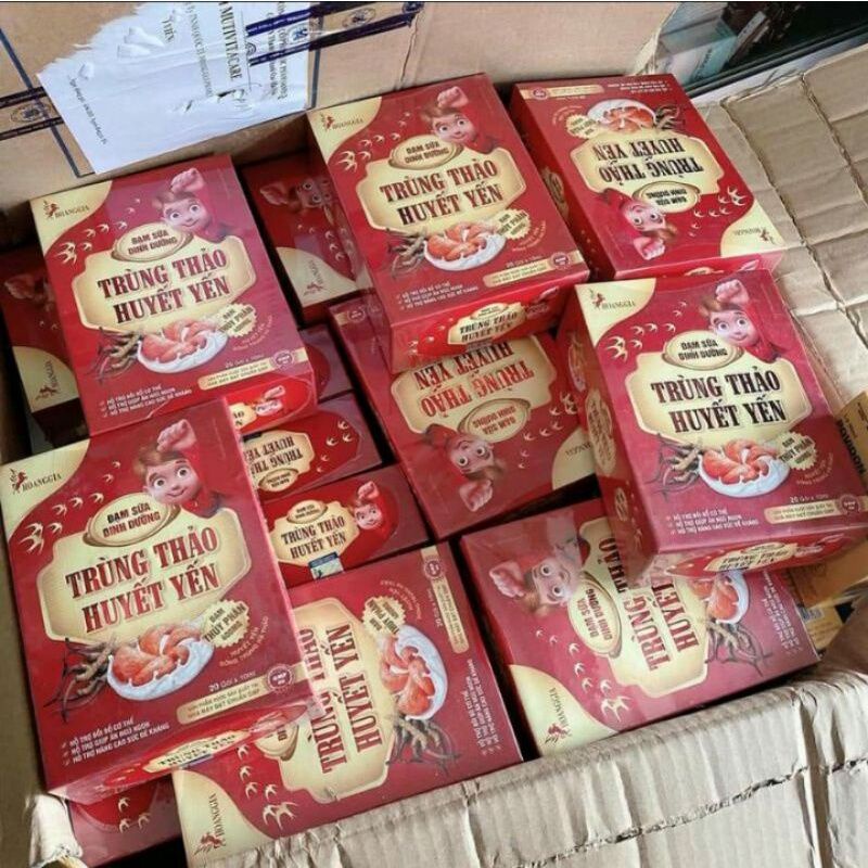 Đạm sữa thủy phân trùng thảo huyết yến nâng cao đề kháng, tăng đề kháng dùng được cho trẻ 6 tháng tuổi trở lên