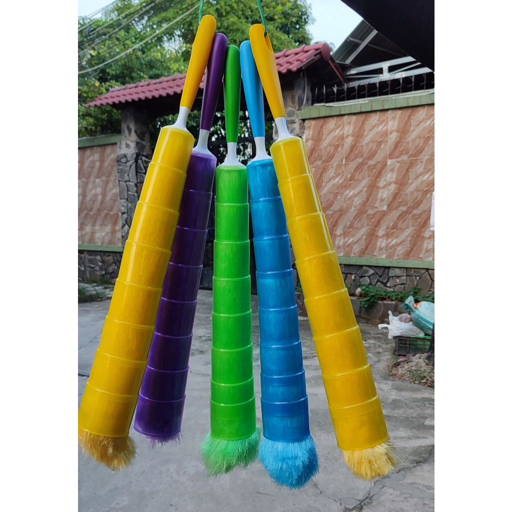 Chổi lông gà lớn sợi Nylon Gấp Gọn Cây quét bụi tủ bàn ghế. Phất trần {SIÊU BỀN}