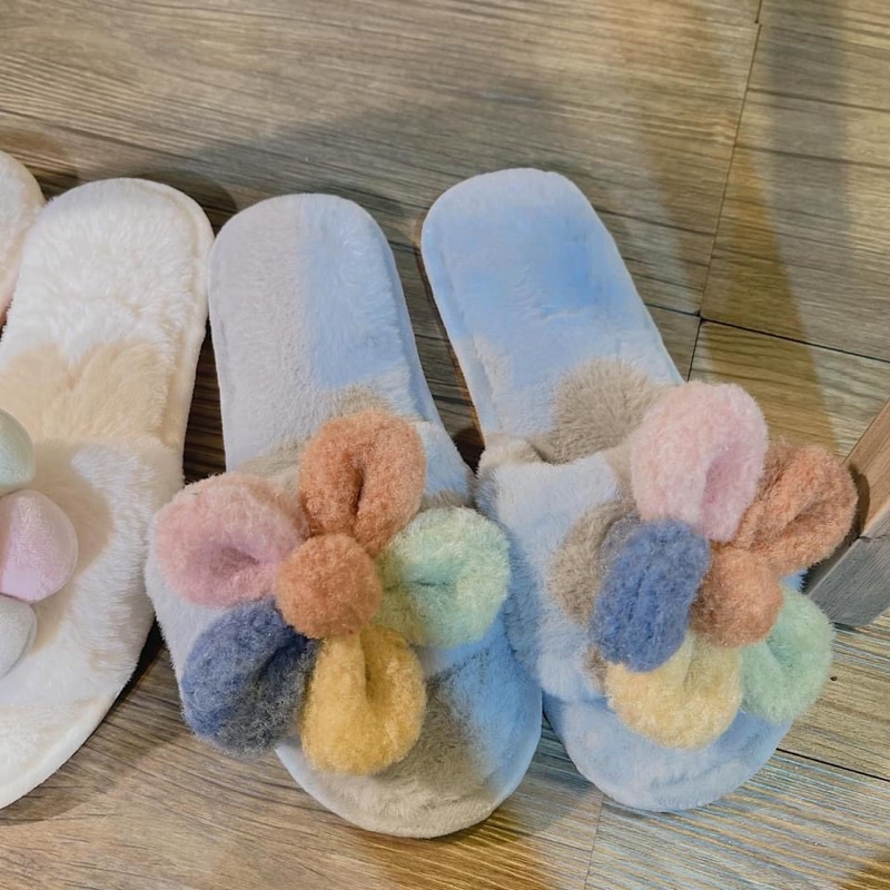 Dép lông mặt cuời siêu xinh luôn HOT (tặng quà)