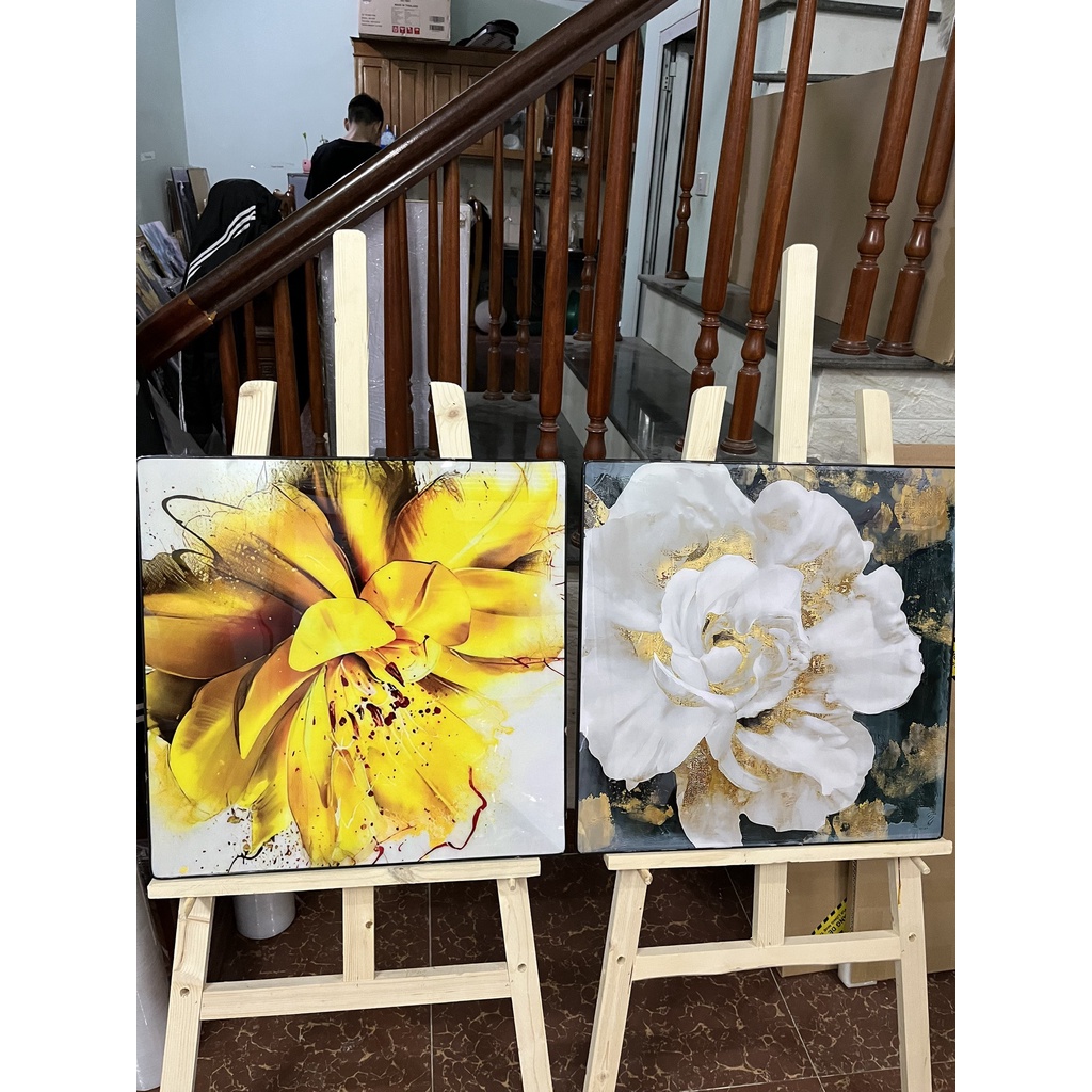 A13 Tranh Treo Tường Bộ 3 Phòng Khách/ Ngủ/ Đại sảnh Decor Nhà Nghỉ Lối Vào Khách Sạn Hươu Sao Nai Phú Quý