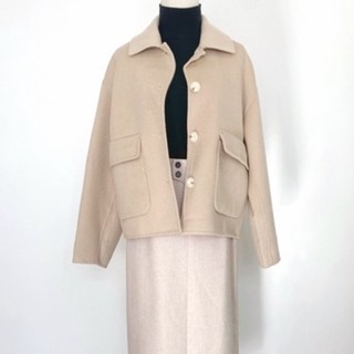 C5 - Áo khoác dạ lửng handmade