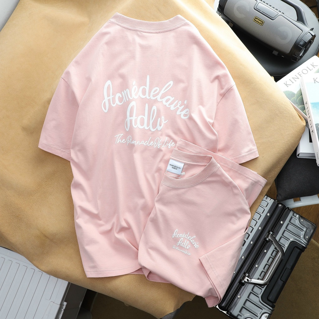 Áo thun tay lỡ unisex, form over size 55 - 95kg, chất vải cotton 2 chiều cao cấp 2990