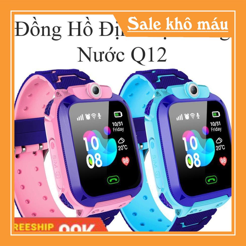 Đồng Hồ Đinh Vị Thông Minh Trẻ Em Thông Minh Q12,Cho Cả Bé Trai Và Bé Gái, Chống Nước Tiêu Chuẩn Cao - Bảo Hành 3 Tháng