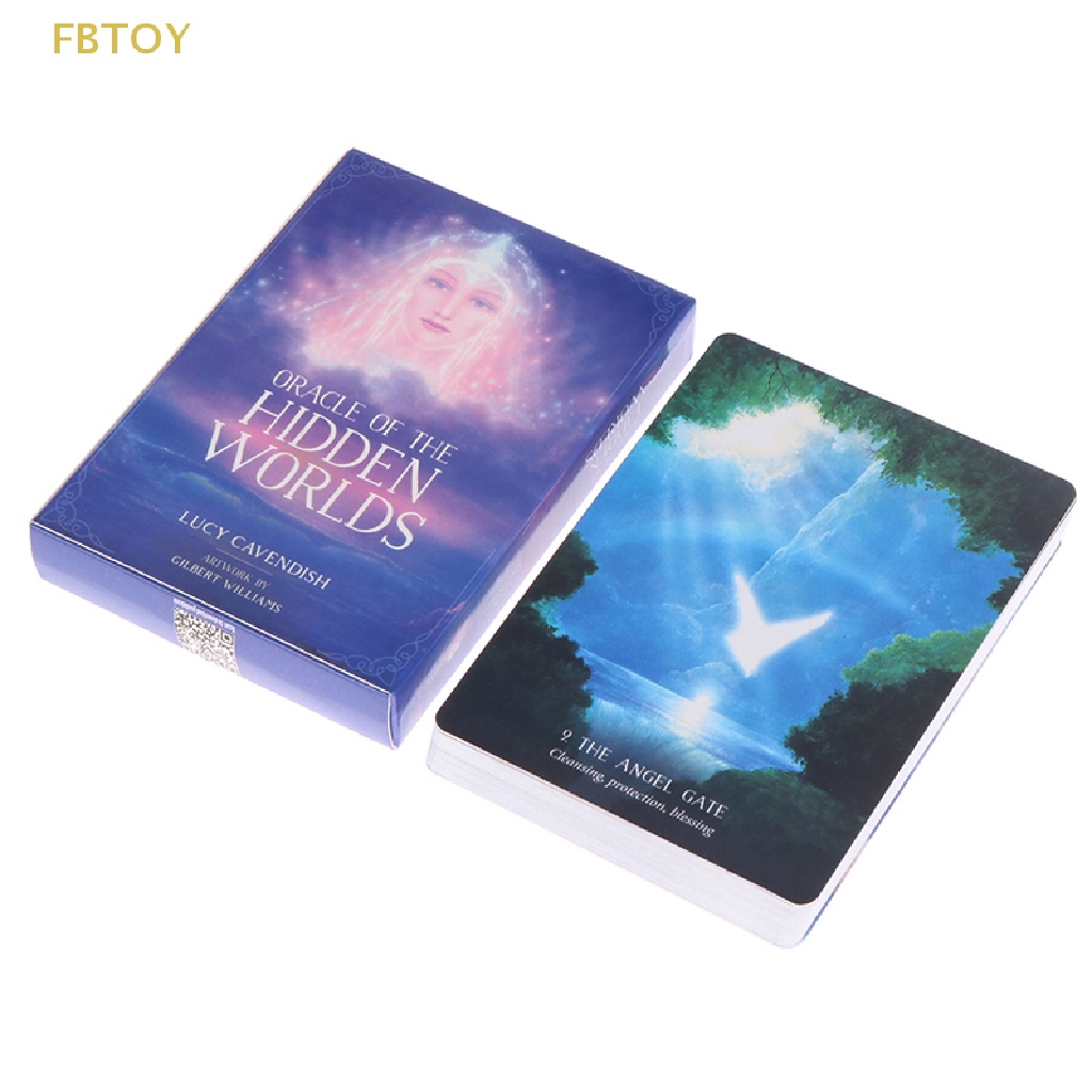 Bộ Thẻ Bài Trò Chơi FBTOY Oracle Of The Hidden Worlds Với Hướng Dẫn Tiếng Anh