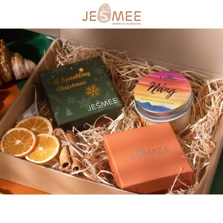 Hộp quà noel kèm trang sức Mee set quà tặng giáng sinh cho nữ