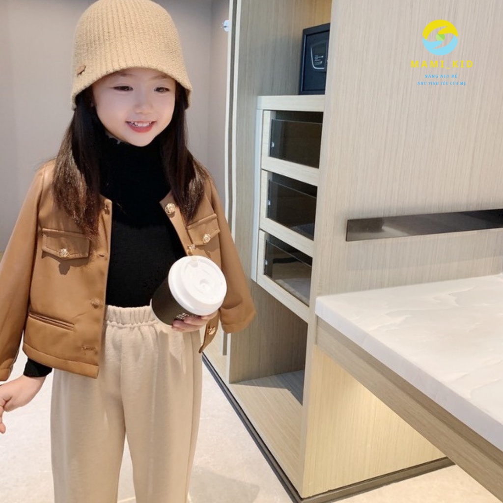 Áo Giữ Nhiệt Cho Bé, Áo Cổ Lọ Dài Tay mặc Mùa Thu Đông, chất mềm, siêu co giãn, bao đẹp, Shop MamikidI