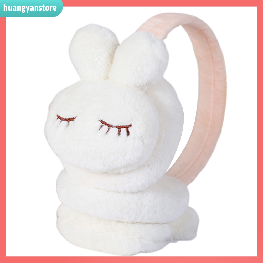 HY/ Chụp Tai Giữ Ấm Thiết Kế Kiểu Thỏ Đáng Yêu Cho Bé