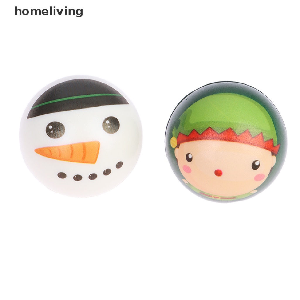 Quả Bóng Xốp PU Giải Tỏa Căng Thẳng Kích Thước 63mm Trang Trí Giáng Sinh