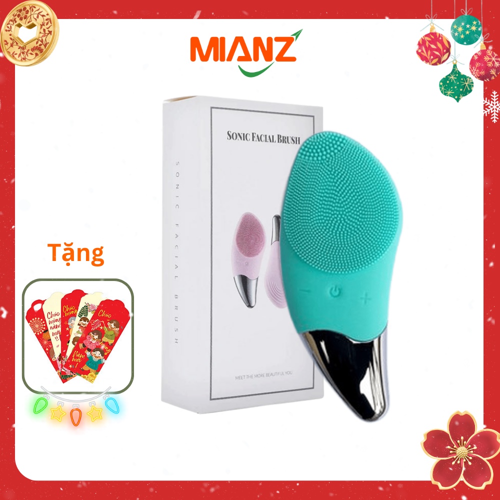 Máy rửa mặt đa năng Mianz Store nâng cơ massage mặt đẩy tinh chất da  - Bảo hành 6 tháng