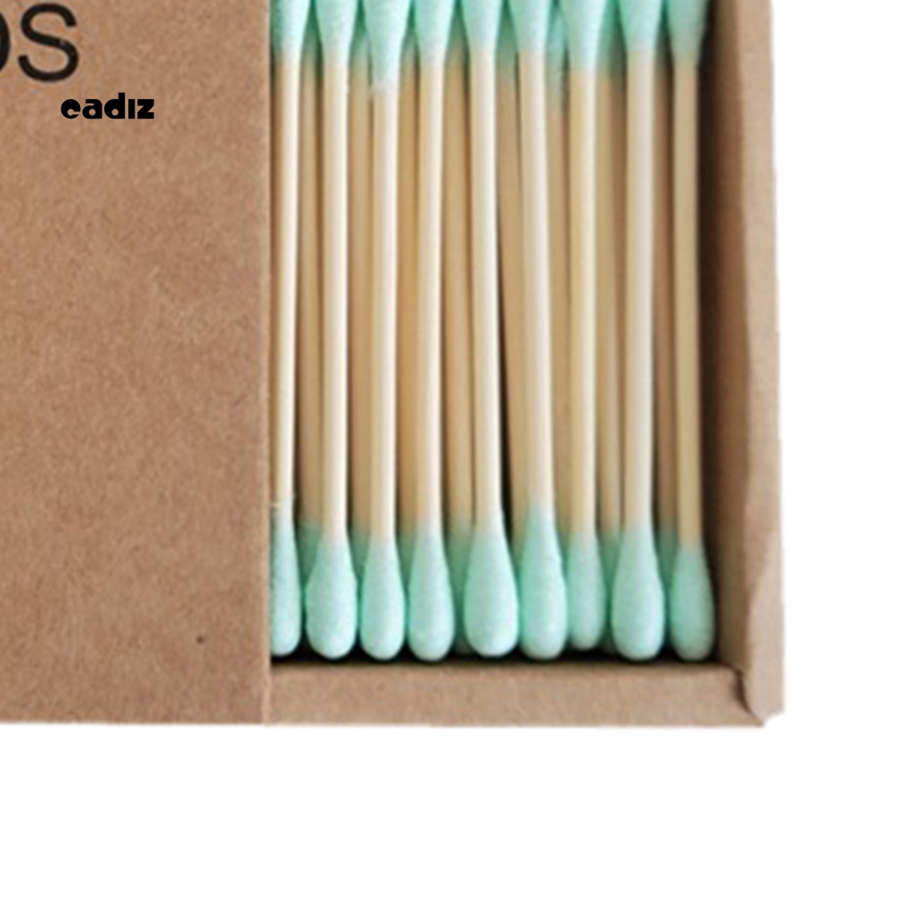 1 Hộp Tăm Bông Trang Điểm Mềm Mại Nhỏ Gọn Tiện Lợi