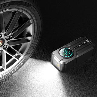 Máy Bơm Lốp Ô Tô Thông Minh Tự Ngắt Khi Đủ Áp Suất Cài Đặt, Dùng Làm Sạc Dự Phòng, Đèn Cảnh Báo Mã GD01-BOM