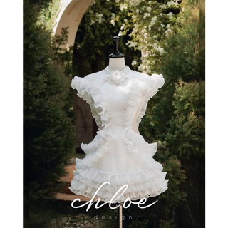 Váy thiết kế Chloe Nadeen 22- Chất liệu organza - S-M-L-May đo
