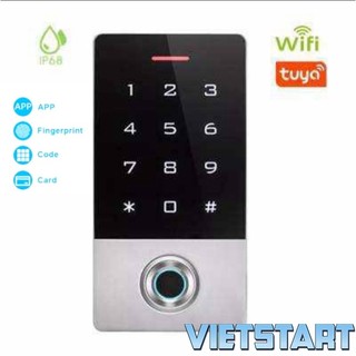 Đầu đọc vân tay eli-wf2 kiểm soát cửa ra vào - dùng cho cửa kính, cửa gỗ, cửa an ninh- vp, căn hộ,kdc