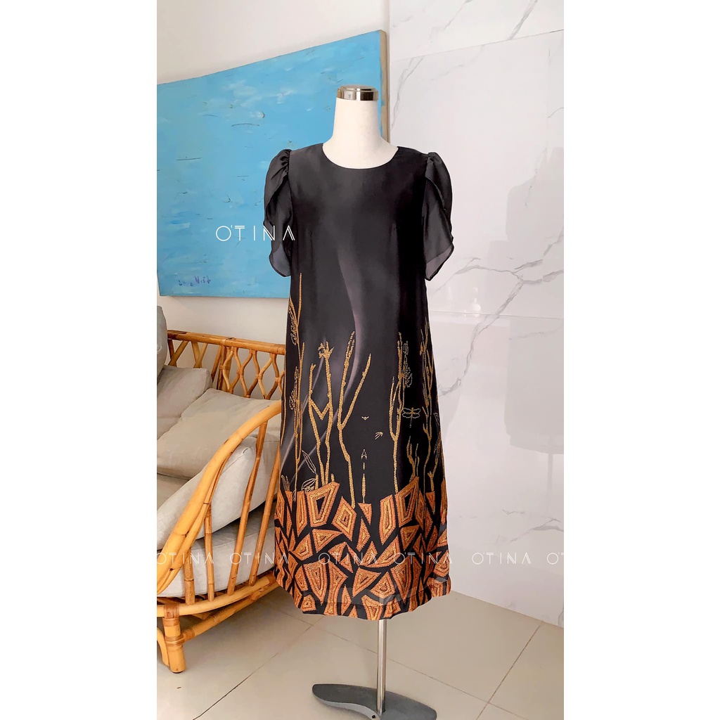 Đầm lụa lập thể